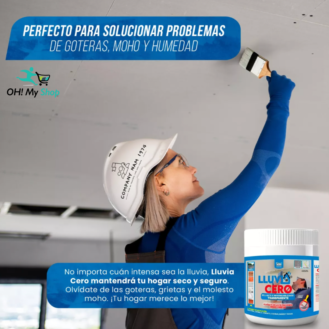 LLUVIA CERO ORIGINAL! IMPERMEABILIZANTE-SELLADOR 500 ML.