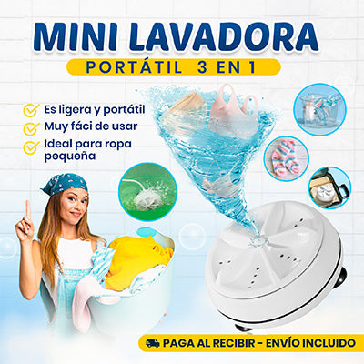 Practica Mini Lavadora Portátil Compacta